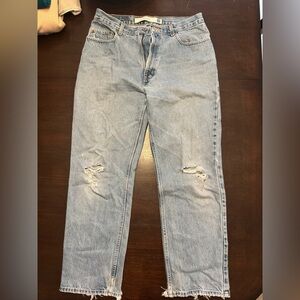 GAP Light Blue Ripped Jeans